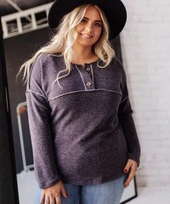 Ave Shops Long Sleeve Tops Walk The Path Top