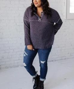 Ave Shops Long Sleeve Tops Walk The Path Top