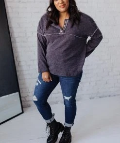 Ave Shops Long Sleeve Tops Walk The Path Top