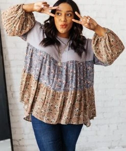 Ave Shops Wandering The Woods Top Long Sleeve Tops