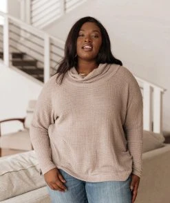 Ave Shops Clothing Warm Me Up Thermal In Taupe