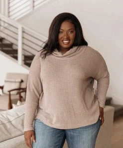 Ave Shops Clothing Warm Me Up Thermal In Taupe