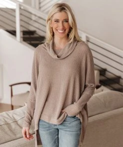 Ave Shops Clothing Warm Me Up Thermal In Taupe