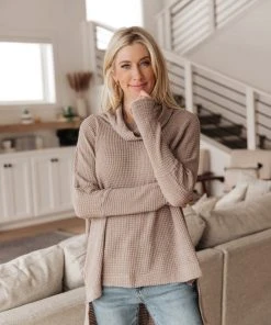 Ave Shops Clothing Warm Me Up Thermal In Taupe