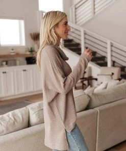 Ave Shops Clothing Warm Me Up Thermal In Taupe
