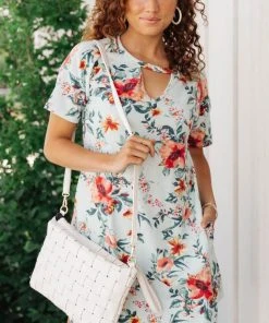 Ave Shops Watercolor Blossoms In Mint