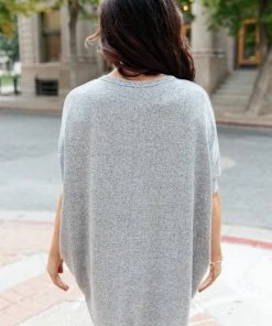 Ave Shops Weekend Wonder Top In Gray