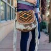 Myra Western Boho Cowhide Crossbody Handbag Handbags & Wallets