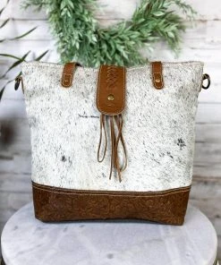 Myra Multi Cowhide Tote Crossbody Handbag Handbags & Wallets