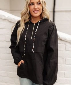 Ave Shops Wild Card Windbreaker - Black Stylish Cardigan for Women 24 Ave Shops Wild Card Windbreaker In Black