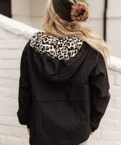 Ave Shops Wild Card Windbreaker - Black Stylish Cardigan for Women 19 Ave Shops Wild Card Windbreaker In Black