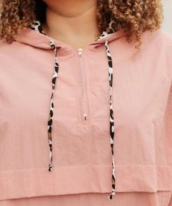 Ave Shops Wild Card Windbreaker In Mauve