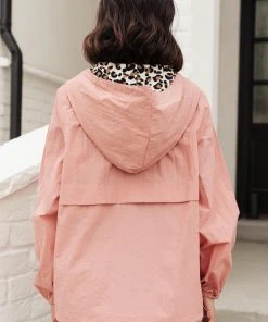 Ave Shops Wild Card Windbreaker In Mauve