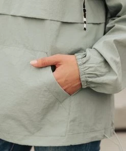 Ave Shops Cardigans, Sweaters, Outerwear Wild Card Windbreaker In Mint