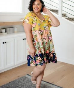 Ave Shops Wild Flower Dress - Stylish Dresses, Rompers & Jumpsuits 24 Ave Shops Dresses, Rompers, Jumpsuits Wild Flower Dress