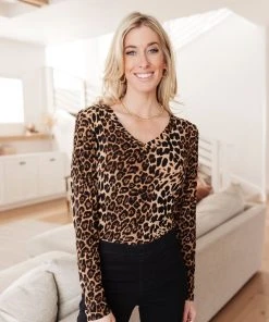 Ave Shops Clothing Wild Life Bodysuit In Animal Print