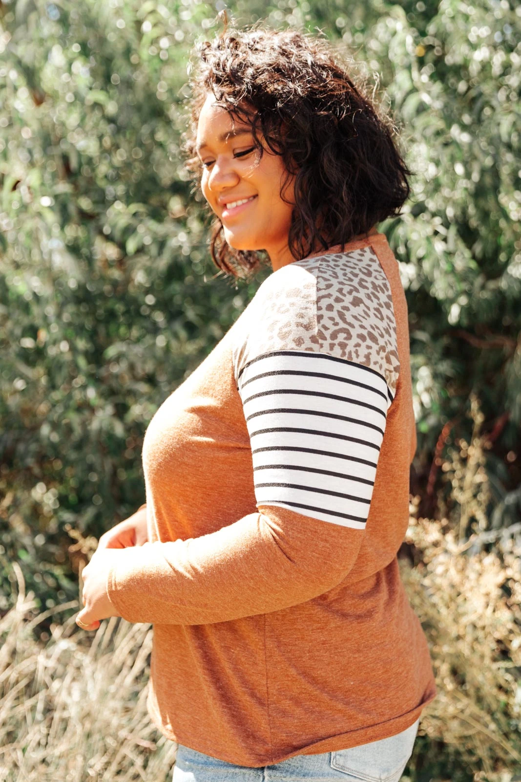 Ave Shops Wild One Camel Long Sleeve Top | Women's Stylish Blouse 6 Ave Shops Wild One Top In Camel