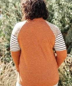 Ave Shops Wild One Camel Long Sleeve Top | Women's Stylish Blouse 17 Ave Shops Wild One Top In Camel