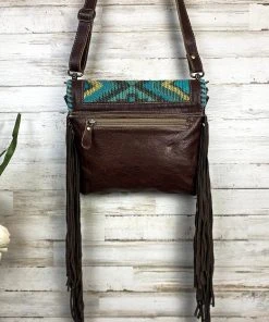 Myra Wild West Boho Cowhide Crossbody