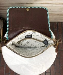 Myra Wild West Boho Cowhide Crossbody