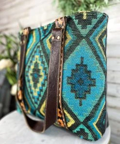 Myra Wild West Boho Tote Handbag