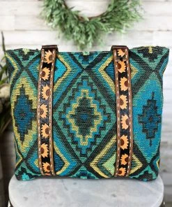 Myra Wild West Boho Tote Handbag