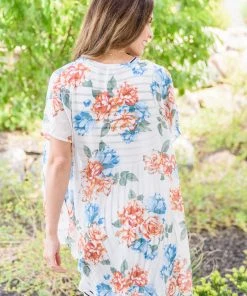 Ave Shops Wildflower Kimono In White