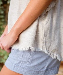 Ave Shops Clothing Willa Linen Top