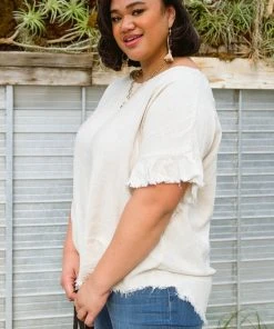 Ave Shops Clothing Willa Linen Top