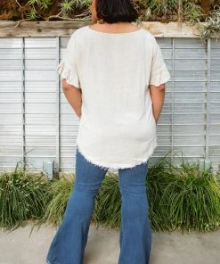 Ave Shops Clothing Willa Linen Top