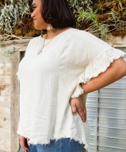 Ave Shops Clothing Willa Linen Top