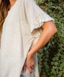 Ave Shops Clothing Willa Linen Top