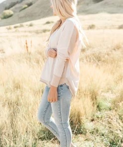 Ave Shops Winding Roads Top Long Sleeve Tops