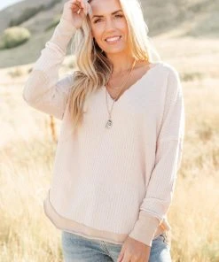 Ave Shops Winding Roads Top Long Sleeve Tops