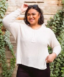 Ave Shops Wishful Thinking Henley In Natural Clothing