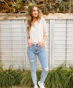 Ave Shops Wishful Thinking Henley In Natural Clothing