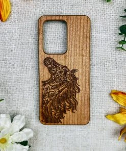 Otto Wood Horse Head Phone Case