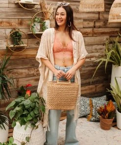 Ave Shops Clothing World Traveler Cardigan In Natural