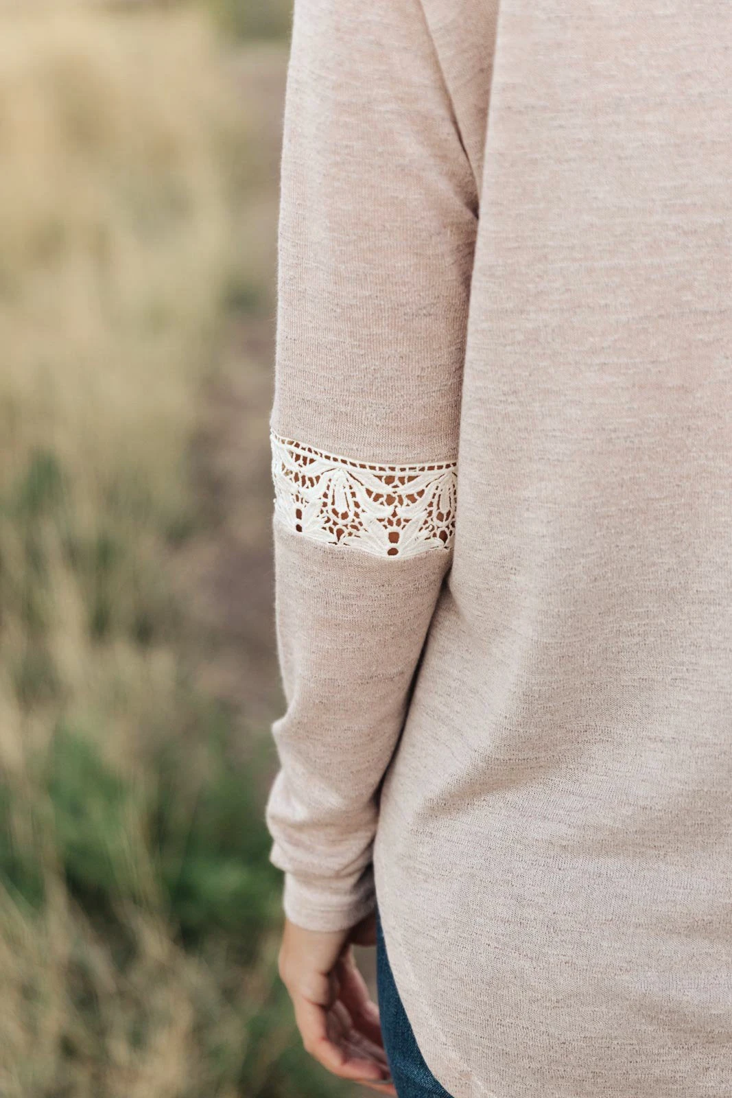 Ave Shops Wrap Me In Lace Top - Elegant Long Sleeve Blouse for Women 14 Ave Shops Clothing Wrap Me In Lace Top