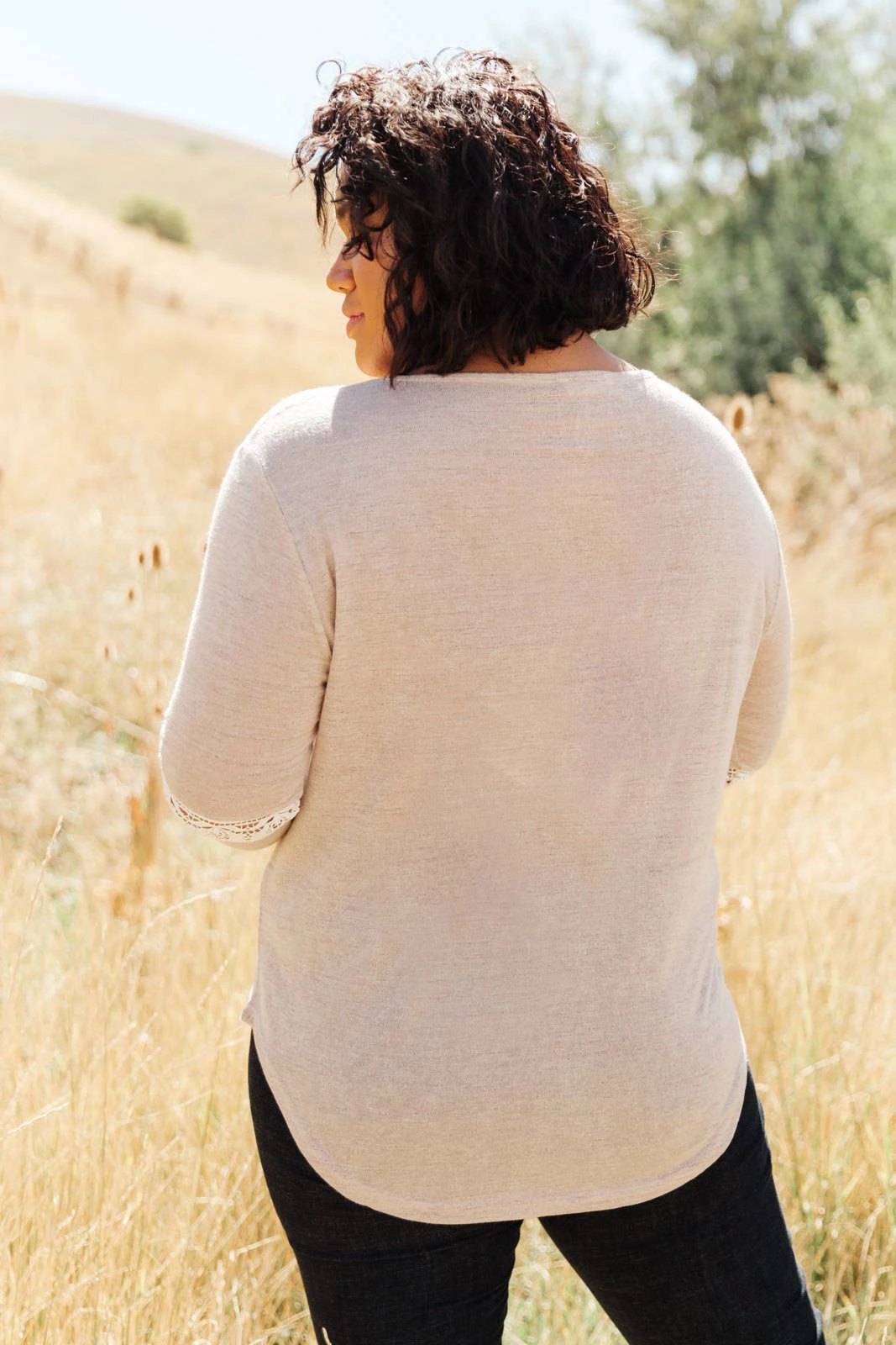 Ave Shops Wrap Me In Lace Top - Elegant Long Sleeve Blouse for Women 9 Ave Shops Clothing Wrap Me In Lace Top