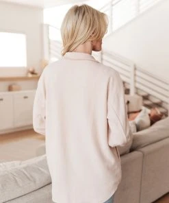 Ave Shops Wrapped In Love Shacket In Sand