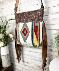 American Darling Handbags & Wallets Wyoming Wonderful Saddle Blanket Fringe Handbag