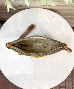 Sixtease Yellow Aztec Wristlet/Pouch - Stylish & Functional | MEGA SALE -The Cinchy Cowgirl Store YellowAztecWristletPouch 3 1080x