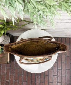 American Darling Handbags & Wallets Yellow Colorful Aztec Tote Handbag