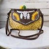 Myra Handbags & Wallets Yellow Steer Skull Wallet Crossbody - Stylish & Functional 2 Myra Handbags & Wallets Yellow Steer Skull Wallet Crossbody