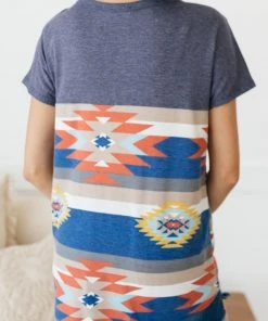 Ave Shops Aztec Tie Tee