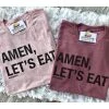 Thelattimoreclaim Featured Graphic Tees Amen, Let's Eat Graphic Tee