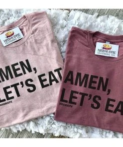 Thelattimoreclaim Featured Graphic Tees Amen, Let's Eat Graphic Tee