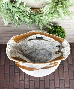 Myra Concealed Carry Aztec Tooled Leather Tote Handbag Handbags & Wallets