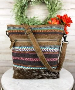 Myra Aztec Cowhide Tiered Handbag